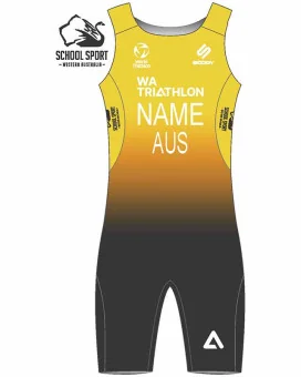 WA Triathlon School Sport Men's Elite Triathlon Suit | Triathlon Gear
