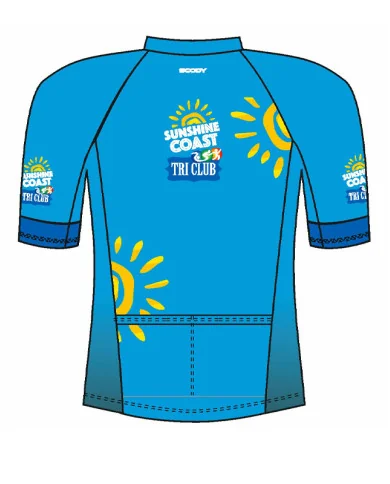Sunshine Coast Triathlon Club Men's Sleeved Triathlon Jersey