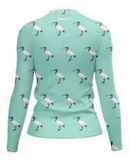 Bin Chicken, Mint Women's Surf Rashie, UPF50+ | Beach Wear