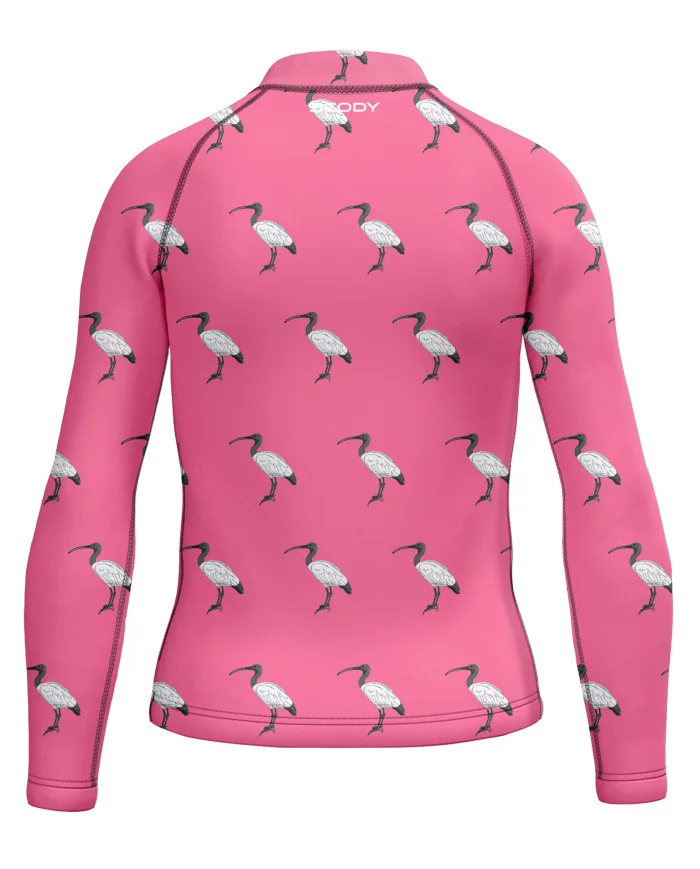 Bin Chicken, Pink Junior Surf Rashie, UPF50+ | Beach Wear