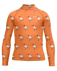 Bin Chicken, Orange Junior Surf Rashie, UPF50+ | Beach Wear