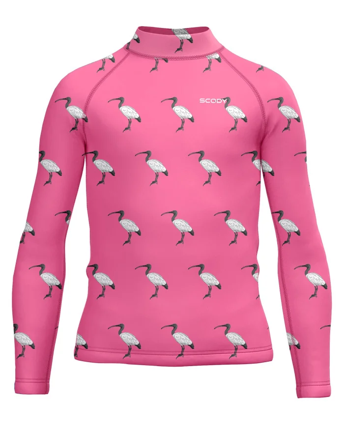 Bin Chicken, Pink Junior Surf Rashie, UPF50+ | Beach Wear