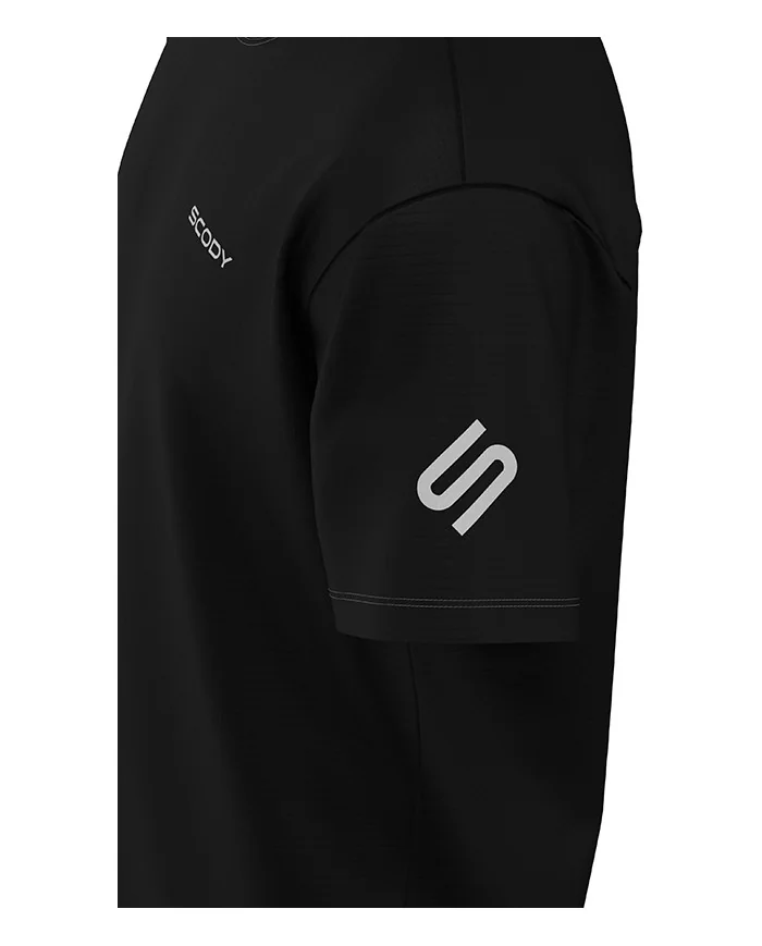 Black Run Shirt, Ultra Lightweight - Men