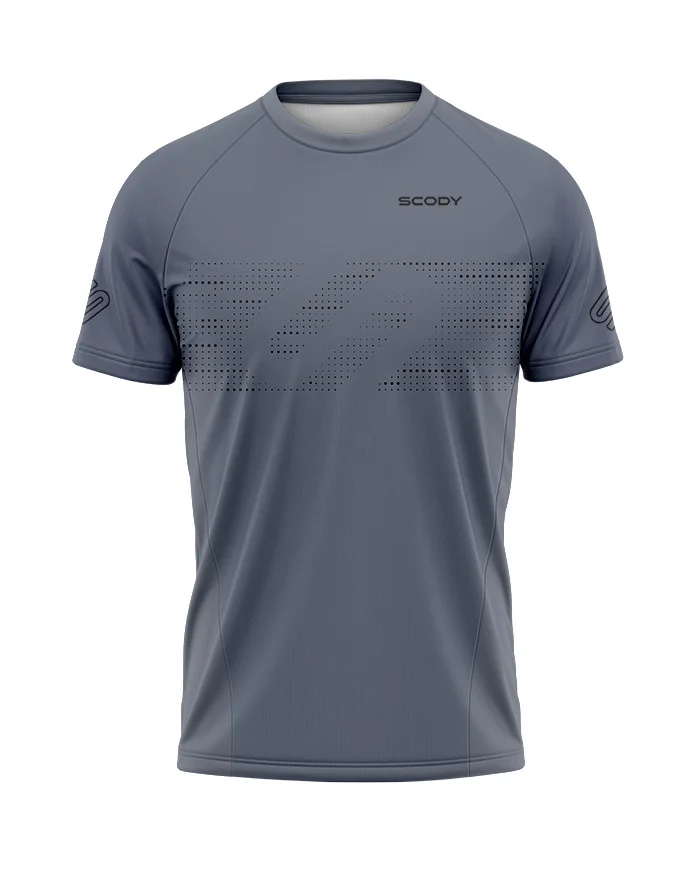 Staple Grey Run Shirt, UPF50+ - Men | Running Gear