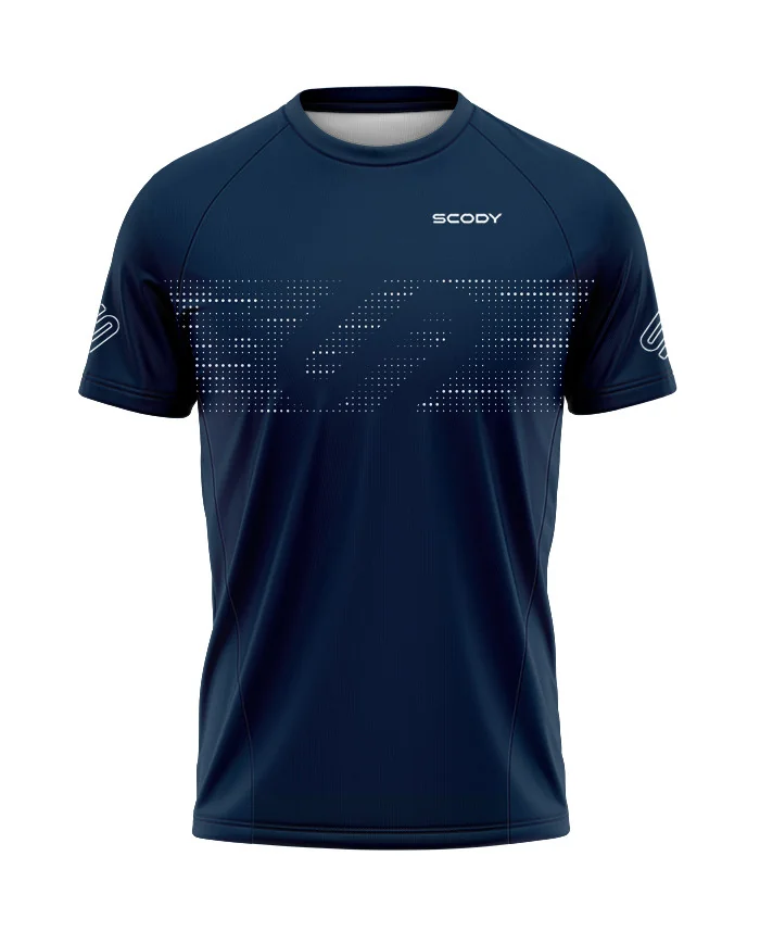 Staple Navy Run Shirt, UPF50+ - Men | Running Gear