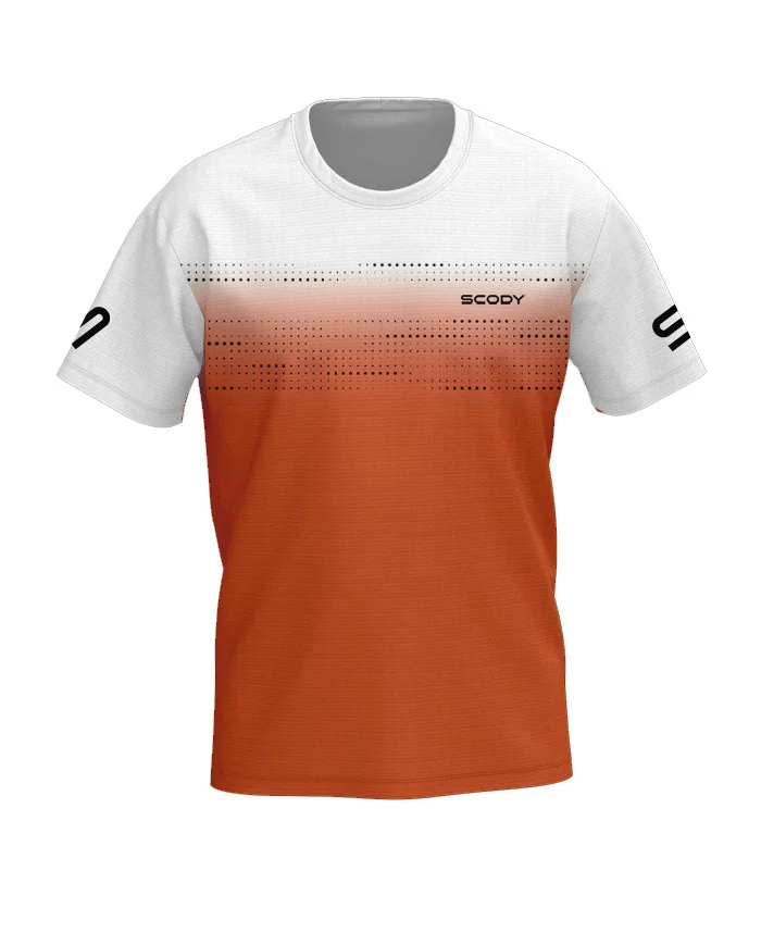 Transition Ochre Orange Run Shirt, Ultra-Light Weight - Men | Running Gear