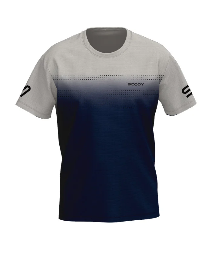 Transition Navy to Grey Run Shirt, Ultra-Light Weight - Men | Running Gear