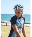 Romy rocking the Cockatoo Jersey in beautiful Moffat Beach, Queensland
