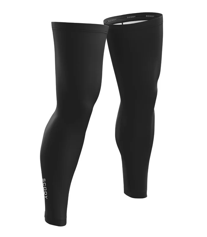 Pure Black Thermo-fit Leg Warmers | Cycling Gear