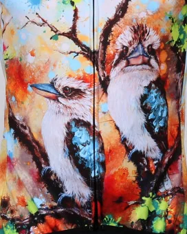 Regeneration Cycle Jersey - Kookaburras on a regenerating landscape
