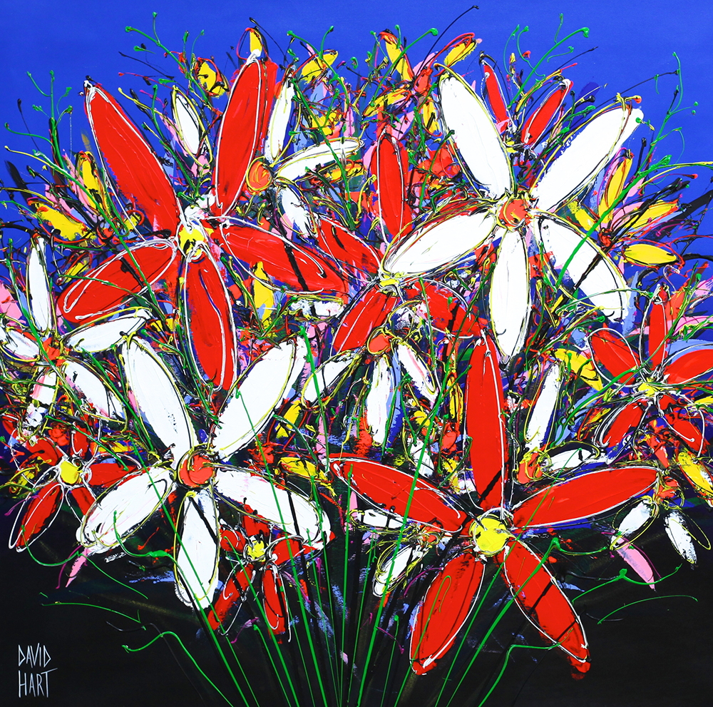 Tangled flowers by  David Hart