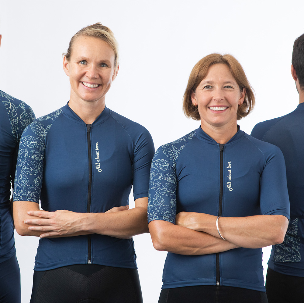Navy Cycling Jersey for  women