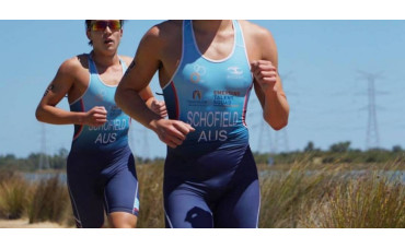 As part of the Australian Junior Triathlon Series last season, the first three males and females in the overall point score were As part of the Australian Junior Triathlon Series last season, the first three males and females in the overall point score were